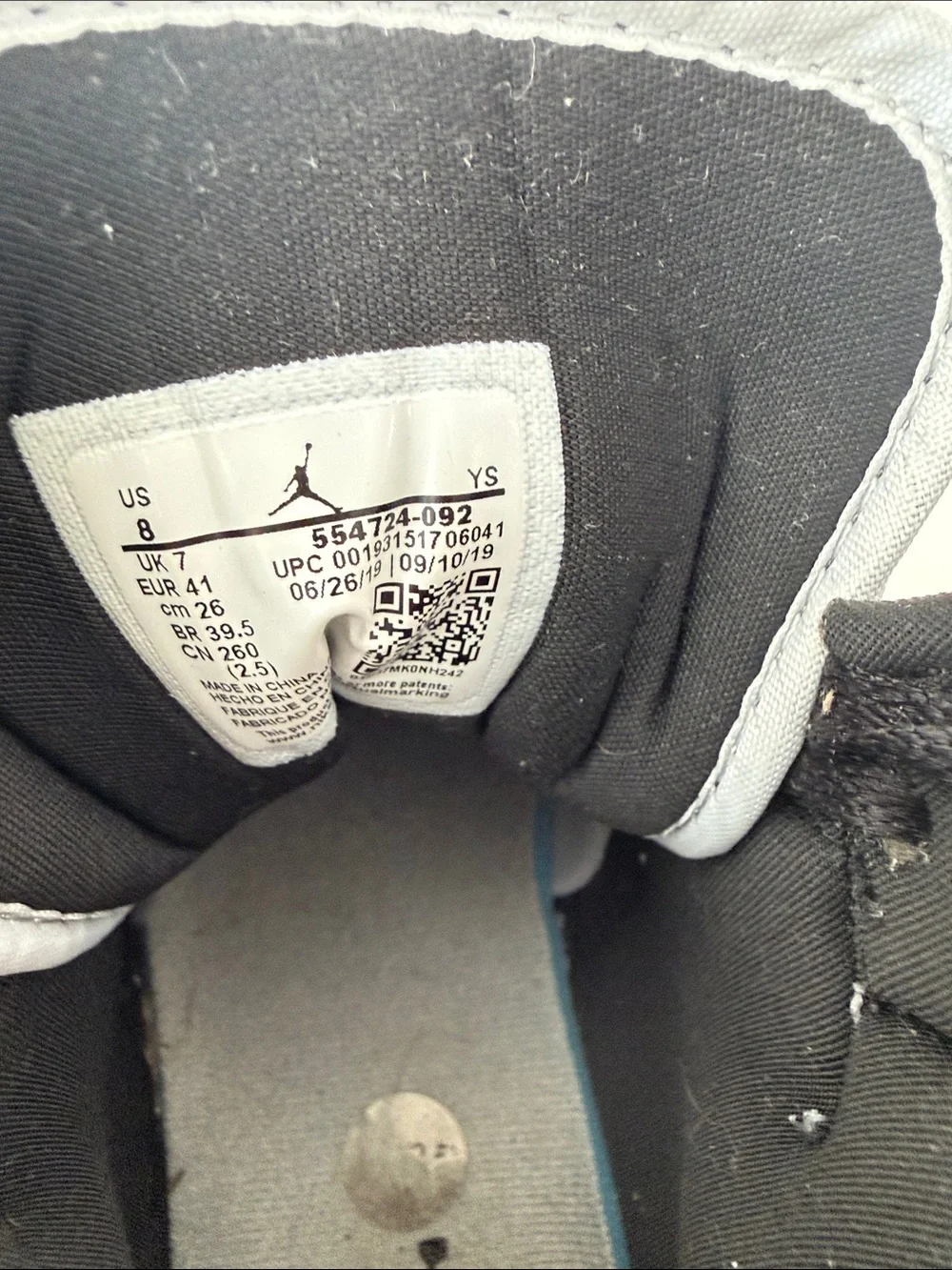 Air Jordan Mids Sneakers - White, Gray & Black
